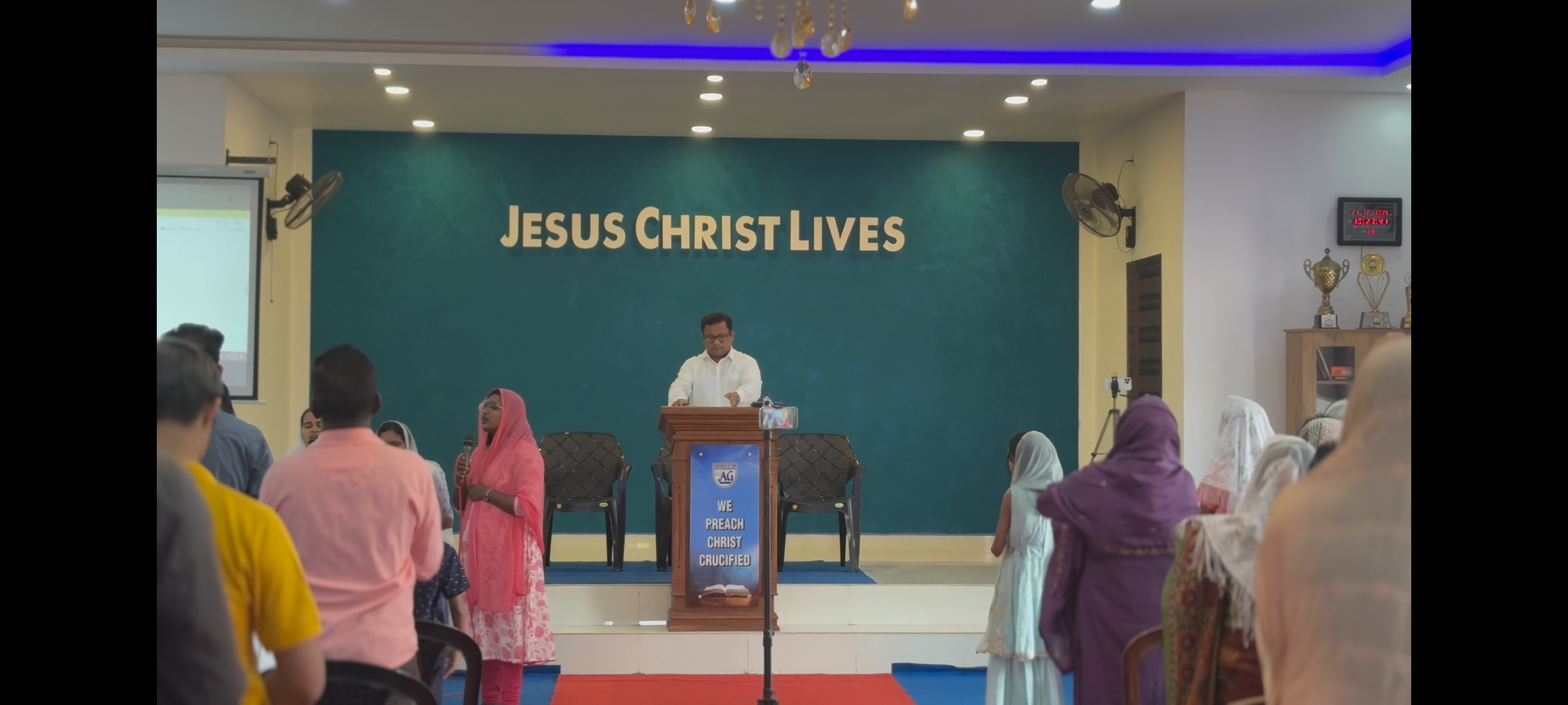 Pastor Preaching